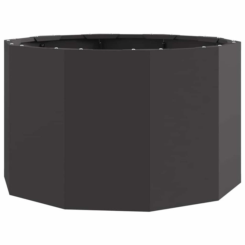 Load image into Gallery viewer, Vidaxl plantenbak zwart 60 x 60 x 35 cm staal