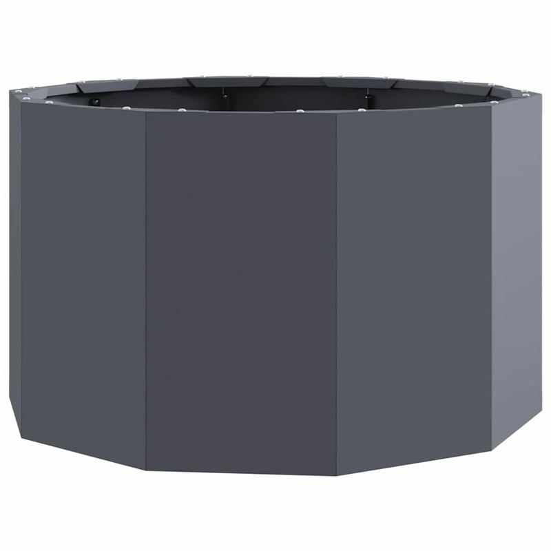 Load image into Gallery viewer, Vidaxl plantenbak antraciet 60 x 60 x 35 cm staal