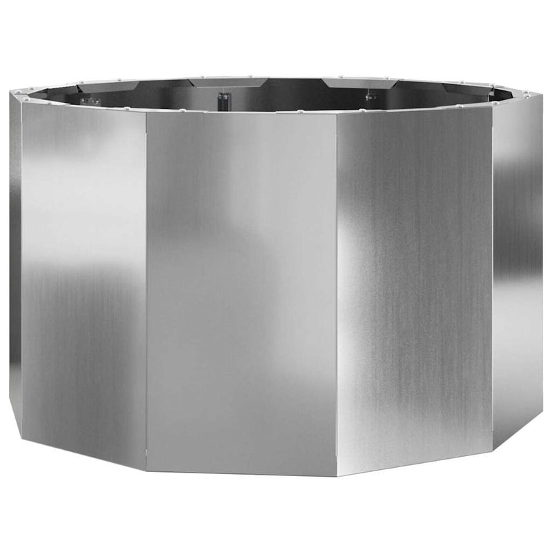 Load image into Gallery viewer, Vidaxl plantenbak zilver 60 x 60 x 35 cm gegalvaniseerd staal
