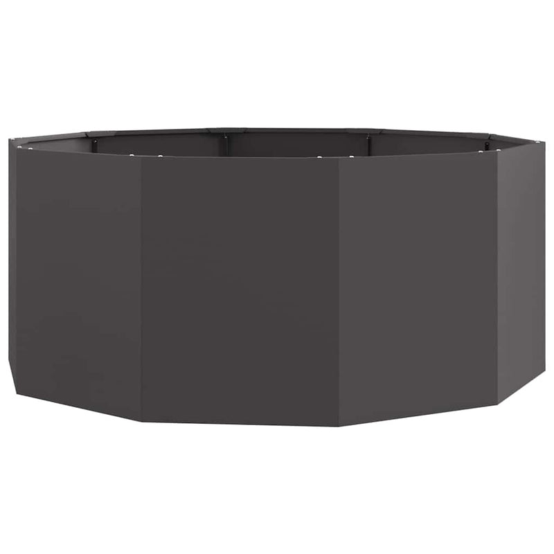 Load image into Gallery viewer, Vidaxl plantenbak zwart 120 x 120 x 50 cm staal