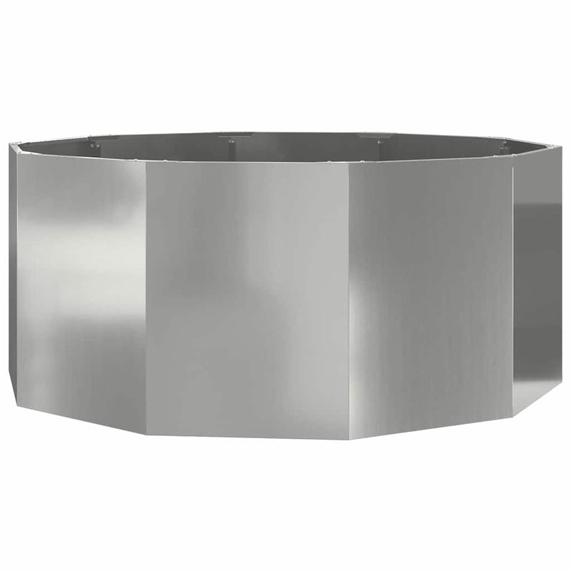 Load image into Gallery viewer, Vidaxl plantenbak zilver 120 x 120 x 50 cm gegalvaniseerd staal