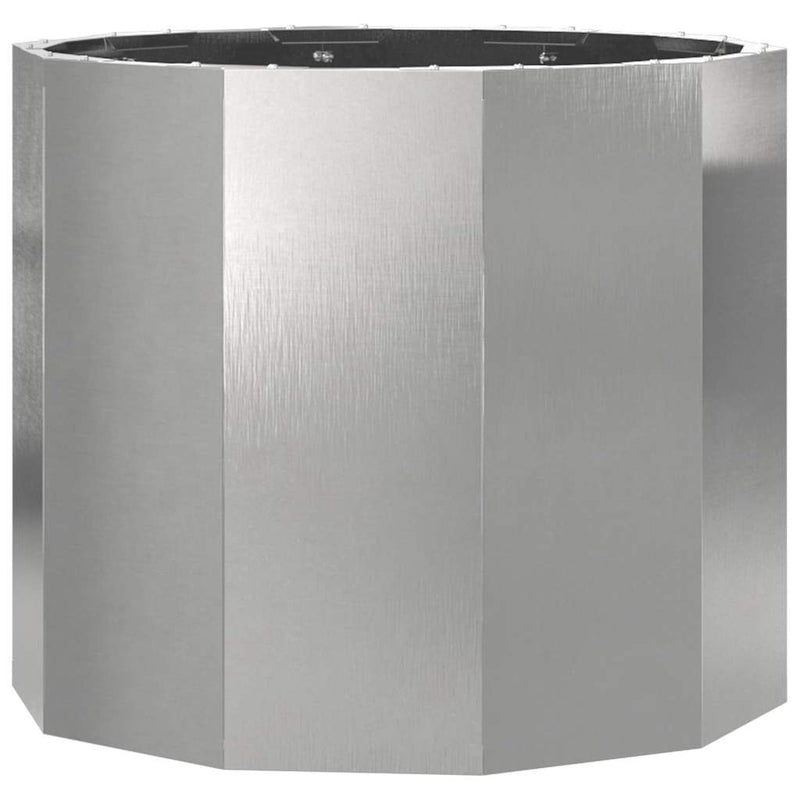 Load image into Gallery viewer, Vidaxl plantenbak zilver 60 x 60 x 50 cm roestvrij staal