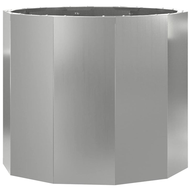 Load image into Gallery viewer, Vidaxl plantenbak zilver 60 x 60 x 50 cm gegalvaniseerd staal