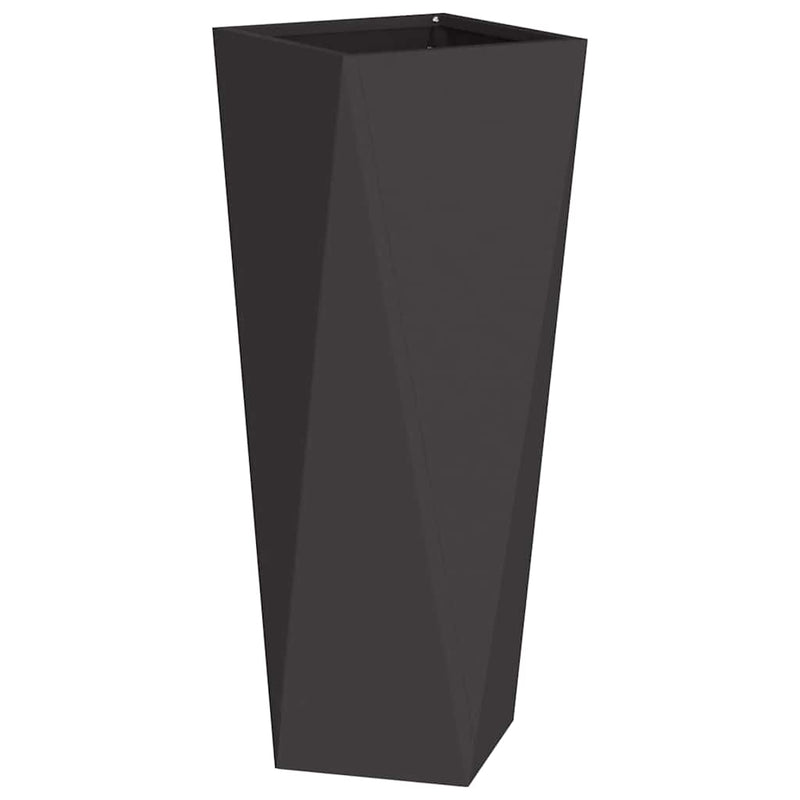 Load image into Gallery viewer, Vidaxl plantenbak zwart 30 x 30 x 75 cm staal