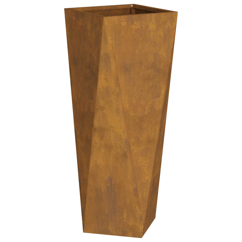 Load image into Gallery viewer, Vidaxl plantenbak 2 pcs roestig 30 x 30 x 75 cm cortenstaal