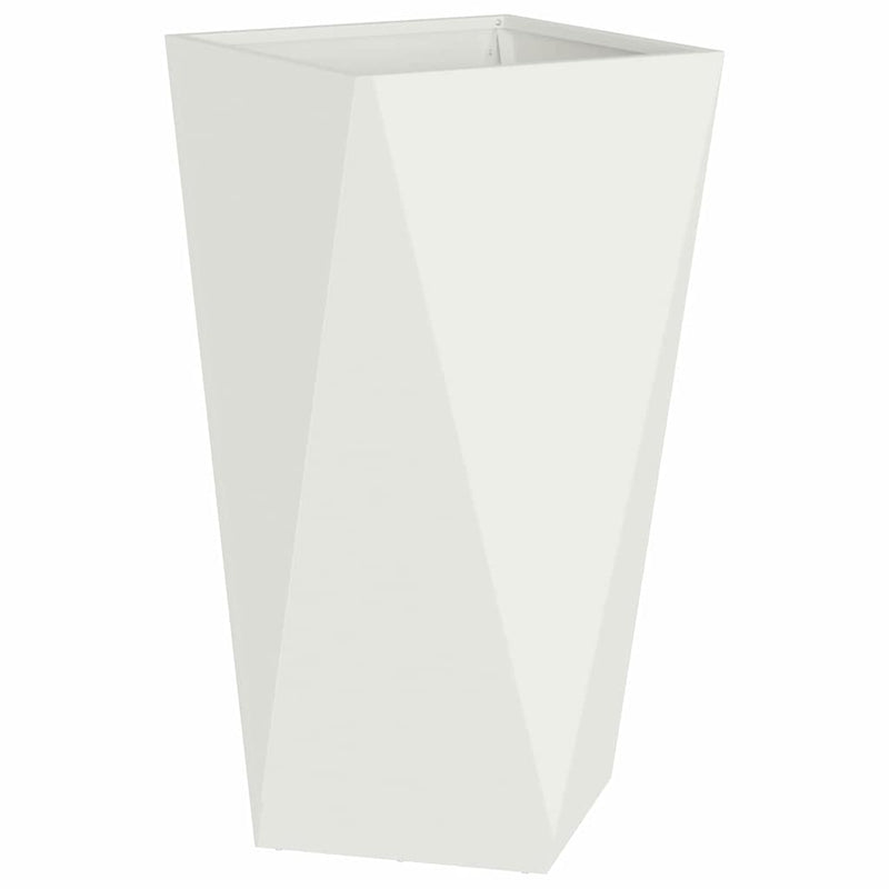 Load image into Gallery viewer, Vidaxl plantenbak wit 40 x 40 x 75 cm staal