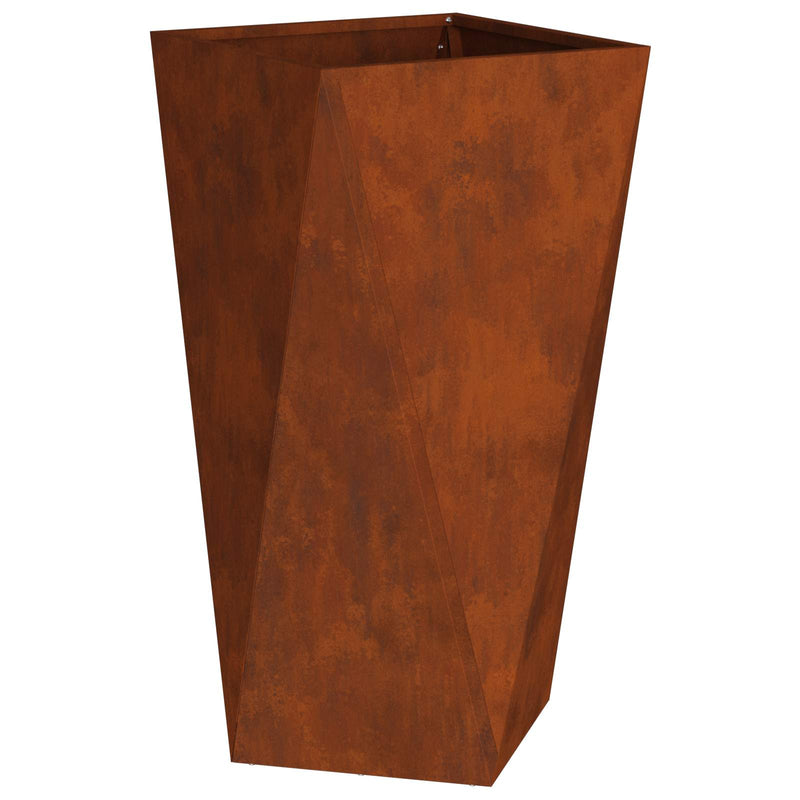 Load image into Gallery viewer, Vidaxl plantenbak roestig 40 x 40 x 75 cm cortenstaal