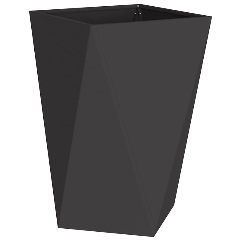 Load image into Gallery viewer, Vidaxl plantenbak zwart 50 x 50 x 75 cm staal