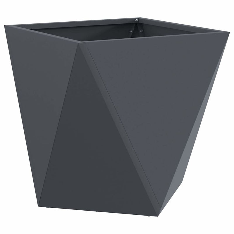 Load image into Gallery viewer, Vidaxl plantenbak antraciet 40 x 40 x 40 cm staal