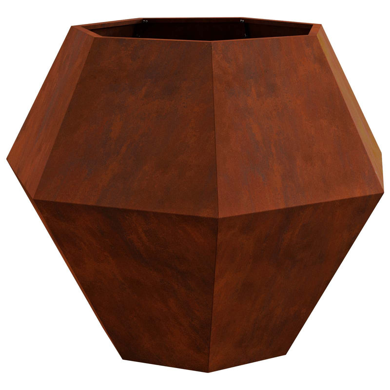 Load image into Gallery viewer, Vidaxl plantenbak roestig 100 x 100 x 80 cm cortenstaal