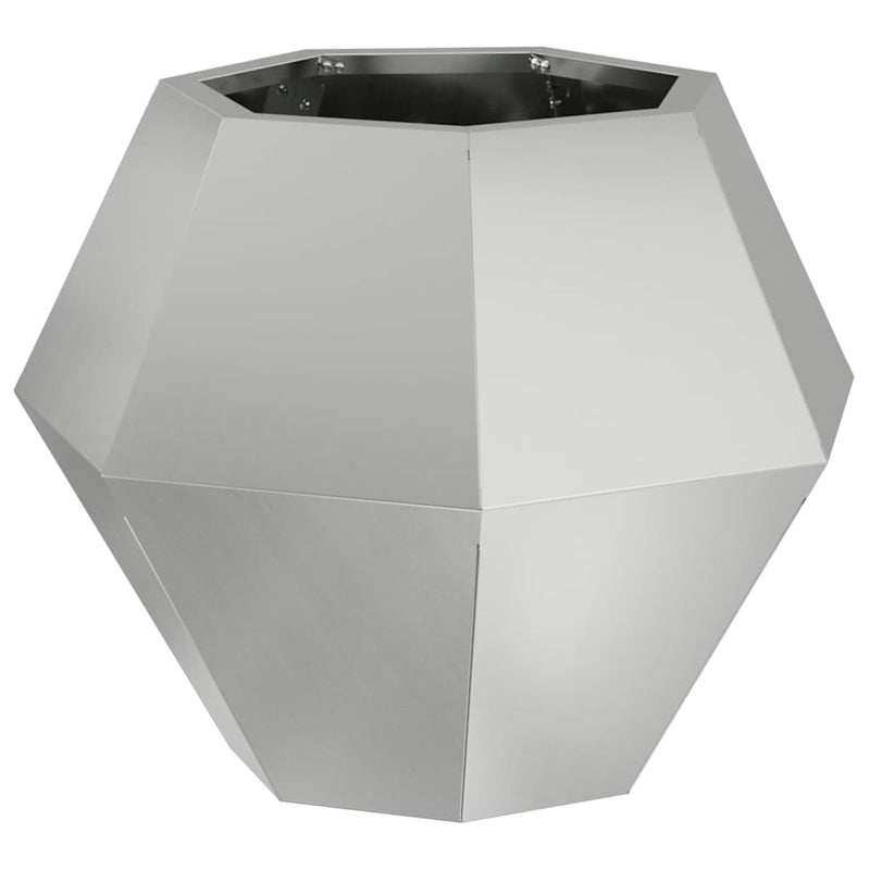 Load image into Gallery viewer, Vidaxl plantenbak zilver 50 x 50 x 40 cm gegalvaniseerd staal