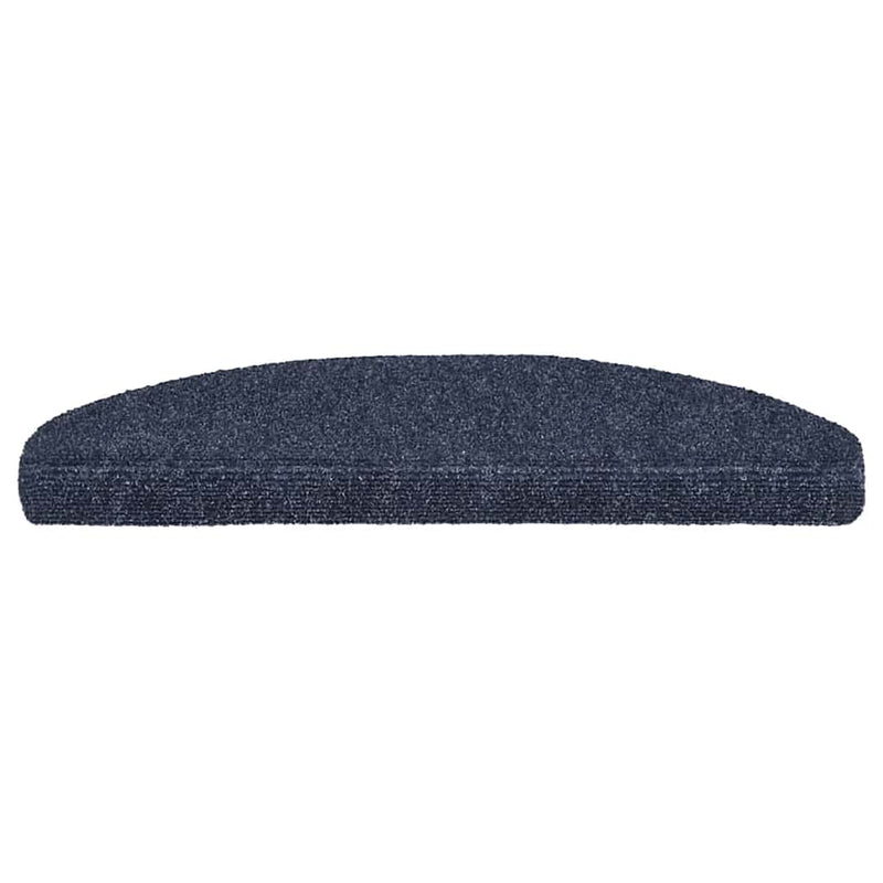 Load image into Gallery viewer, Vidaxl trapmatten zelfklevend 20 stuks 65x21x4 cm blauw halfrond groot