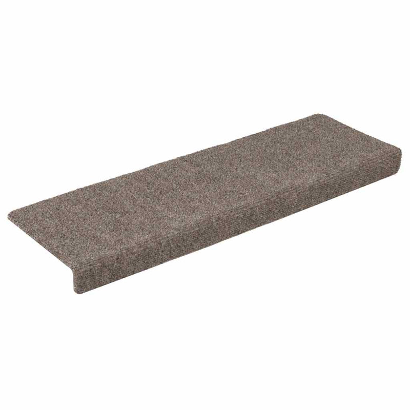 Load image into Gallery viewer, Vidaxl trapmatten zelfklevend 30 stuks 65x21x4 cm beige rechthoekige rand
