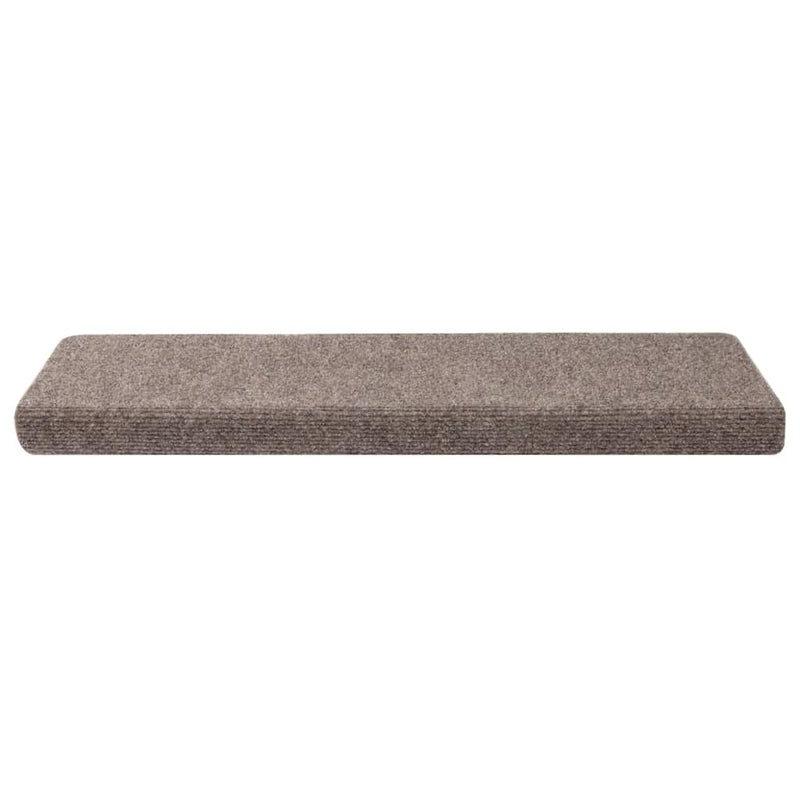 Load image into Gallery viewer, Vidaxl trapmatten zelfklevend 30 stuks 65x21x4 cm beige rechthoekige rand
