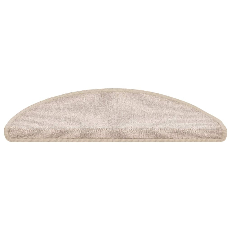 Load image into Gallery viewer, Vidaxl trapmatten 30 st 56x17x3 cm taupe halfrond