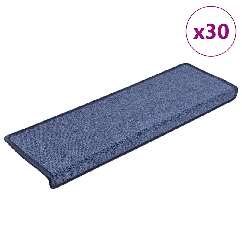 Load image into Gallery viewer, Vidaxl trapmatten 30 st 65x21x4 cm blauw rechthoekige rand