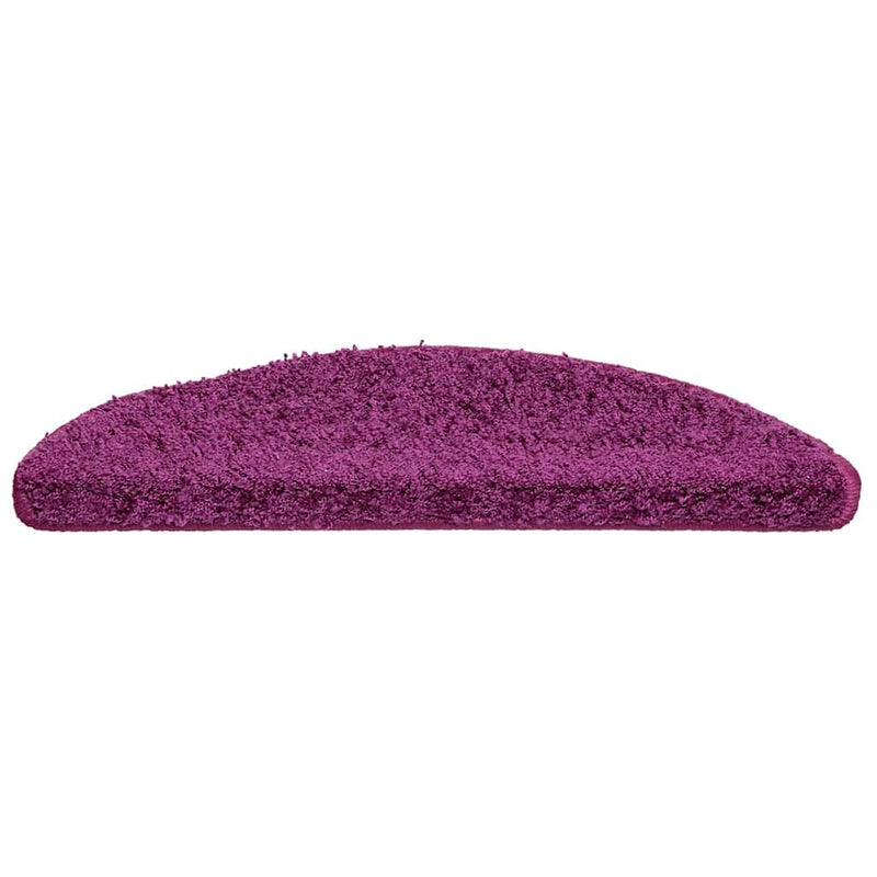 Load image into Gallery viewer, Vidaxl trapmatten 30 st 56x17x3 cm violet halfrond