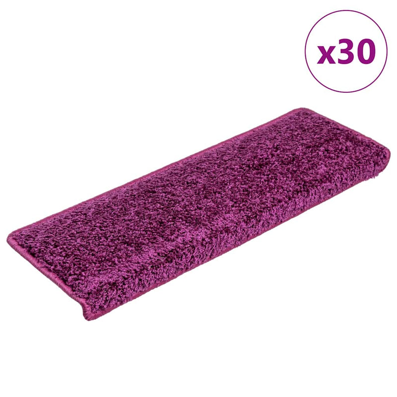 Load image into Gallery viewer, Vidaxl trapmatten 30 st 65x21x4 cm violet rechthoekige rand