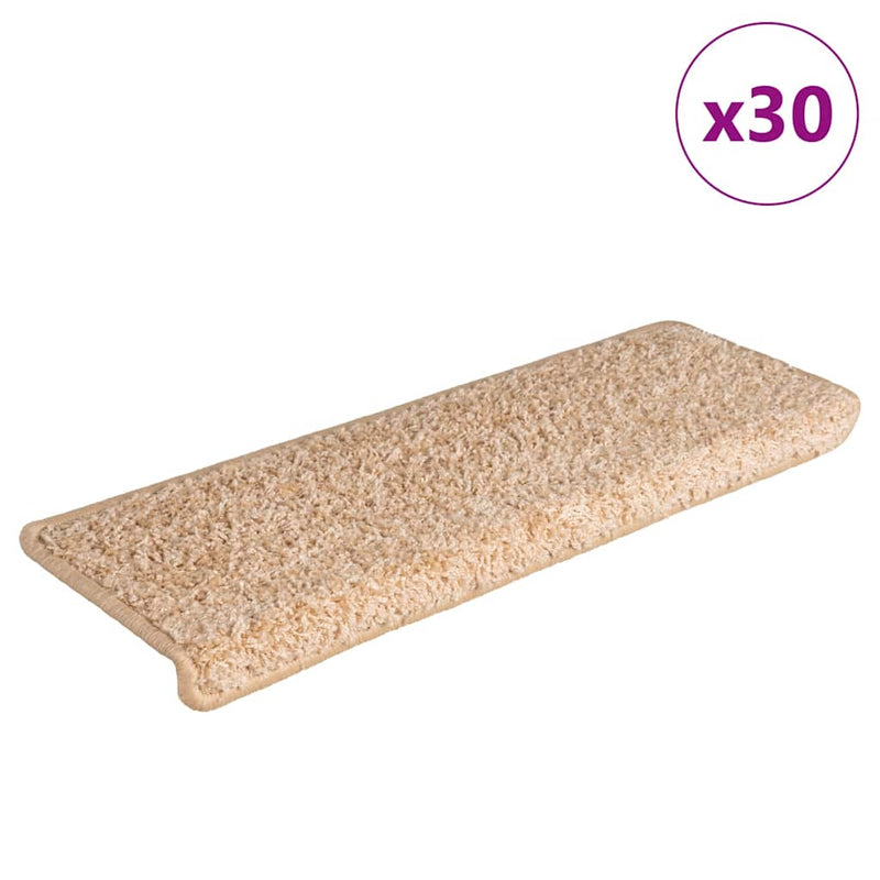 Load image into Gallery viewer, Vidaxl trapmatten 30 st 65x21x4 cm goud rechthoekige rand
