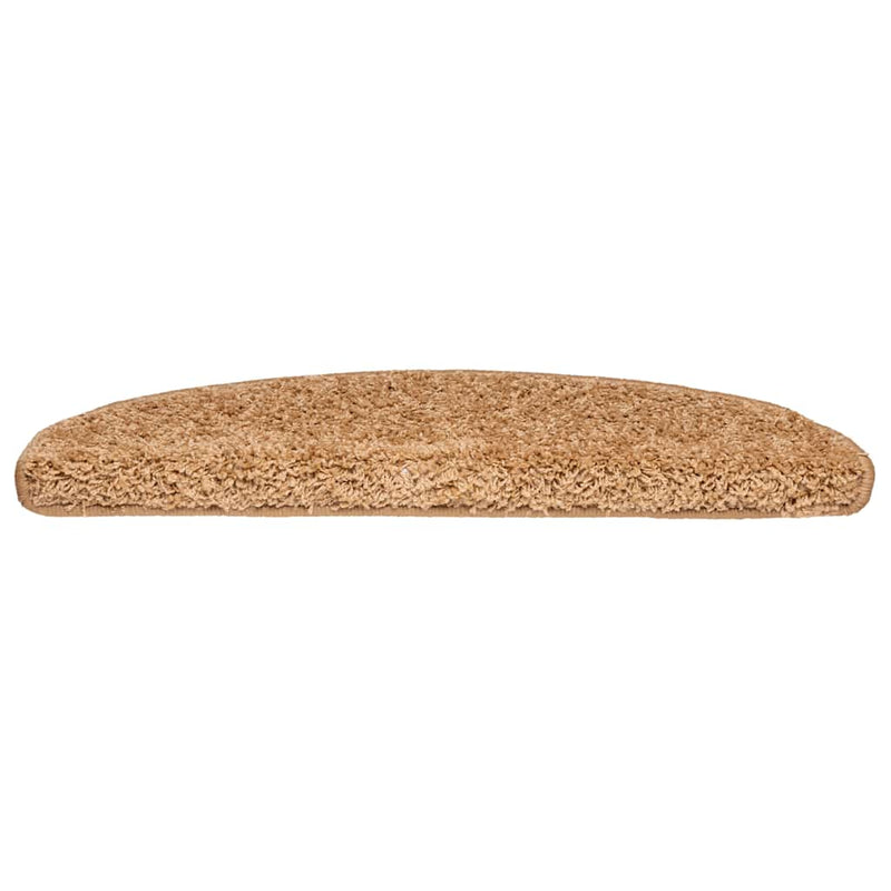Load image into Gallery viewer, Vidaxl trapmatten 20 st 65x21x4 cm beige halfrond groot