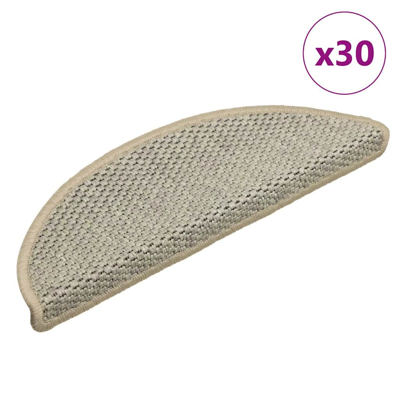 Load image into Gallery viewer, Vidaxl trapmatten zelfklevend sisal-look 30 st 56x17x3 cm lichtgroen