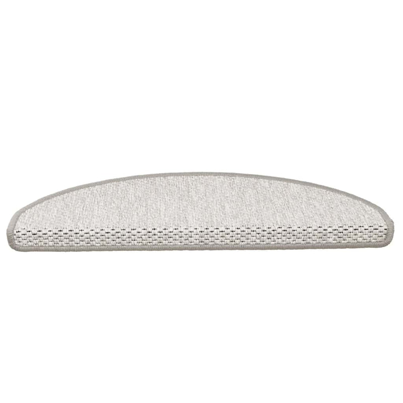 Load image into Gallery viewer, Vidaxl trapmatten zelfklevend sisal-look 30 st 65x21x4 cm platina