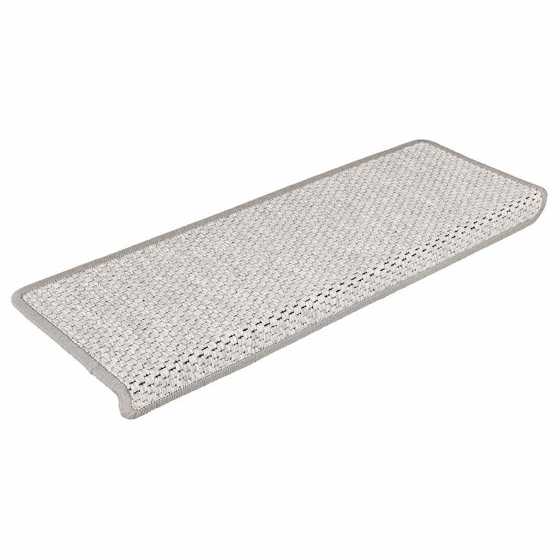 Load image into Gallery viewer, Vidaxl trapmatten zelfklevend sisal-look 30 st 65x21x4 cm platina