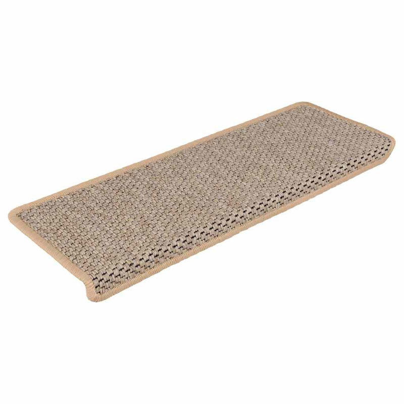 Load image into Gallery viewer, Vidaxl trapmatten zelfklevend 30 st sisal-look 65x21x4 cm lichtbeige