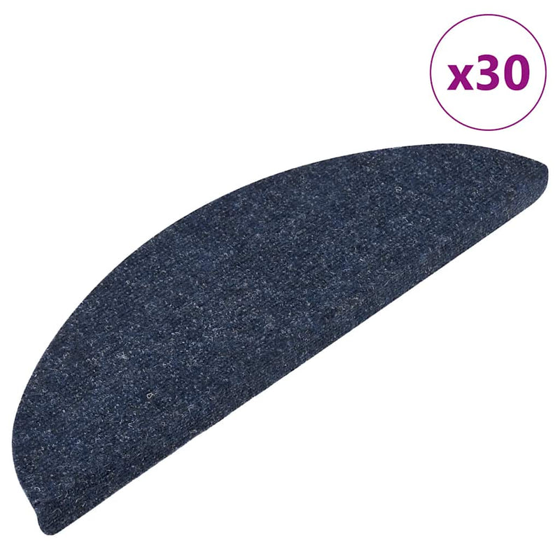 Load image into Gallery viewer, Vidaxl trapmatten zelfklevend 30 st 56x17x3 cm blauw