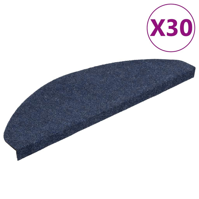Load image into Gallery viewer, Vidaxl trapmatten zelfklevend 30 st 65x22,5x3,5 cm blauw