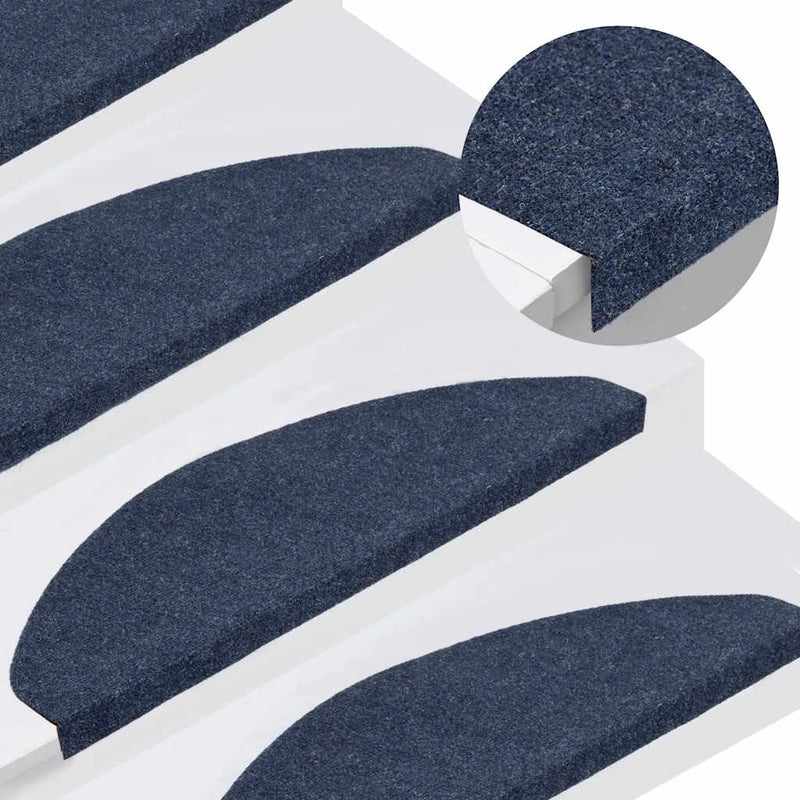 Load image into Gallery viewer, Vidaxl trapmatten zelfklevend 30 st 65x22,5x3,5 cm blauw