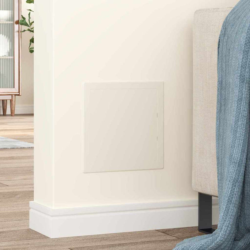 Load image into Gallery viewer, Vidaxl toegangs-panelen 2 pcs wit 20 x 20 cm abs kunststof