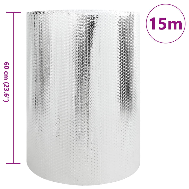 Load image into Gallery viewer, Vidaxl radiatorfolie zilver 30 x 0.6 m polyetheen