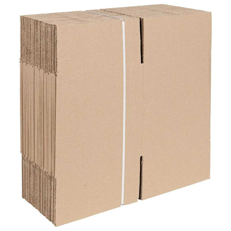 Load image into Gallery viewer, Vidaxl vouwdoos met opslag 50 pcs naturel 20 x 20 x 20 cm karton