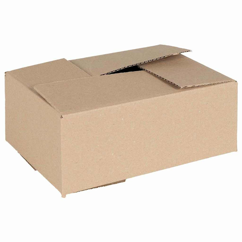 Load image into Gallery viewer, Vidaxl vouwdoos met opslag 50 pcs naturel 25 x 17,5 x 10 cm karton