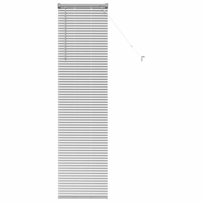 Load image into Gallery viewer, Vidaxl venetiaanse jaloezieën zilver 175 x 50 cm aluminium
