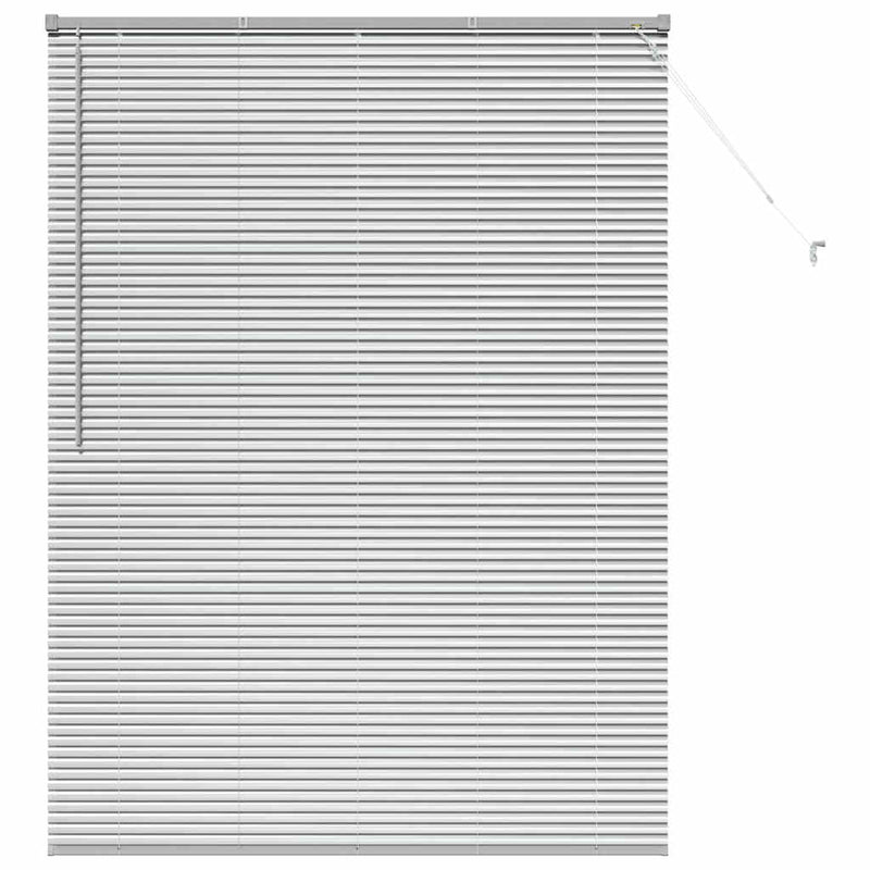 Load image into Gallery viewer, Vidaxl venetiaanse jaloezieën zilver 175 x 130 cm aluminium