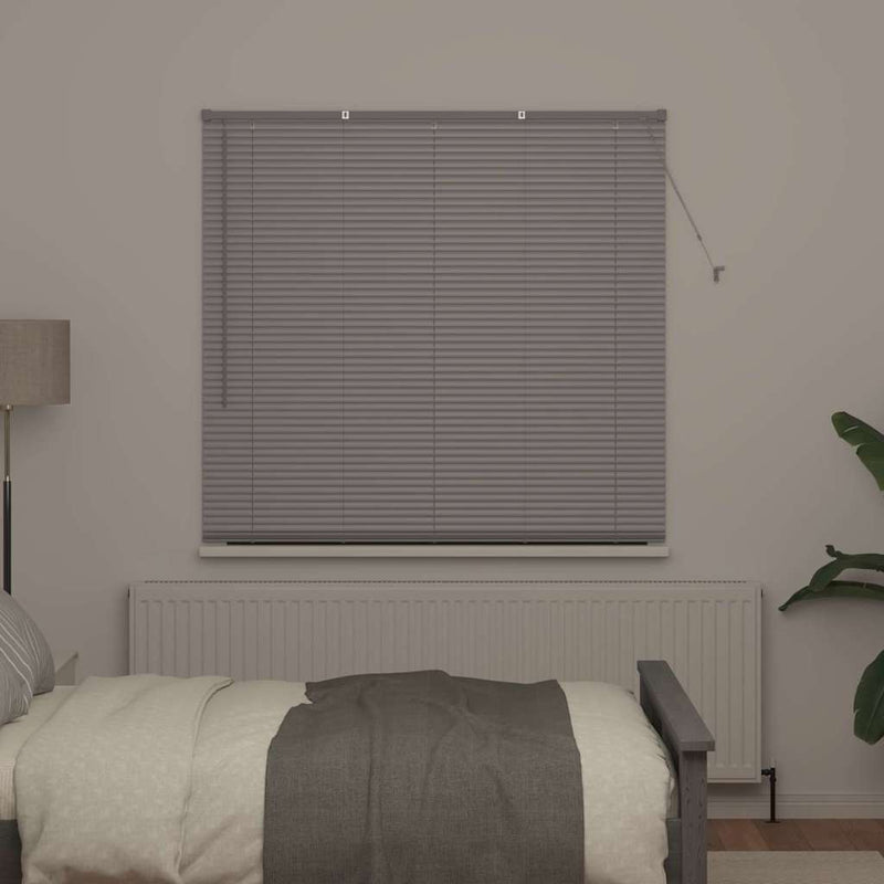 Load image into Gallery viewer, Vidaxl venetiaanse jaloezieën zilver 175 x 140 cm aluminium
