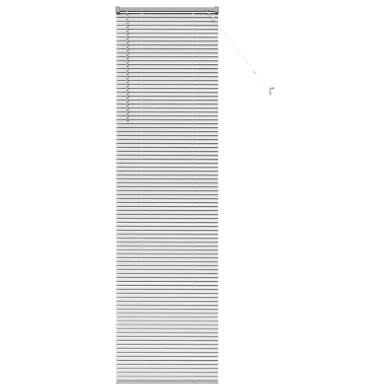 Load image into Gallery viewer, Vidaxl venetiaanse jaloezieën zilver 220 x 55 cm aluminium