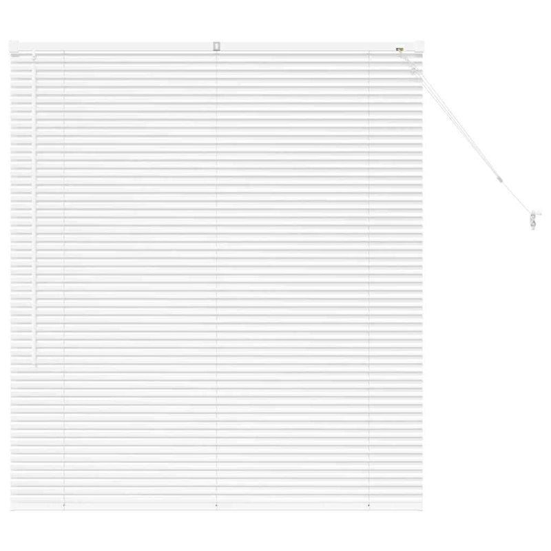 Load image into Gallery viewer, Vidaxl venetiaanse jaloezieën wit 130 x 115 cm aluminium