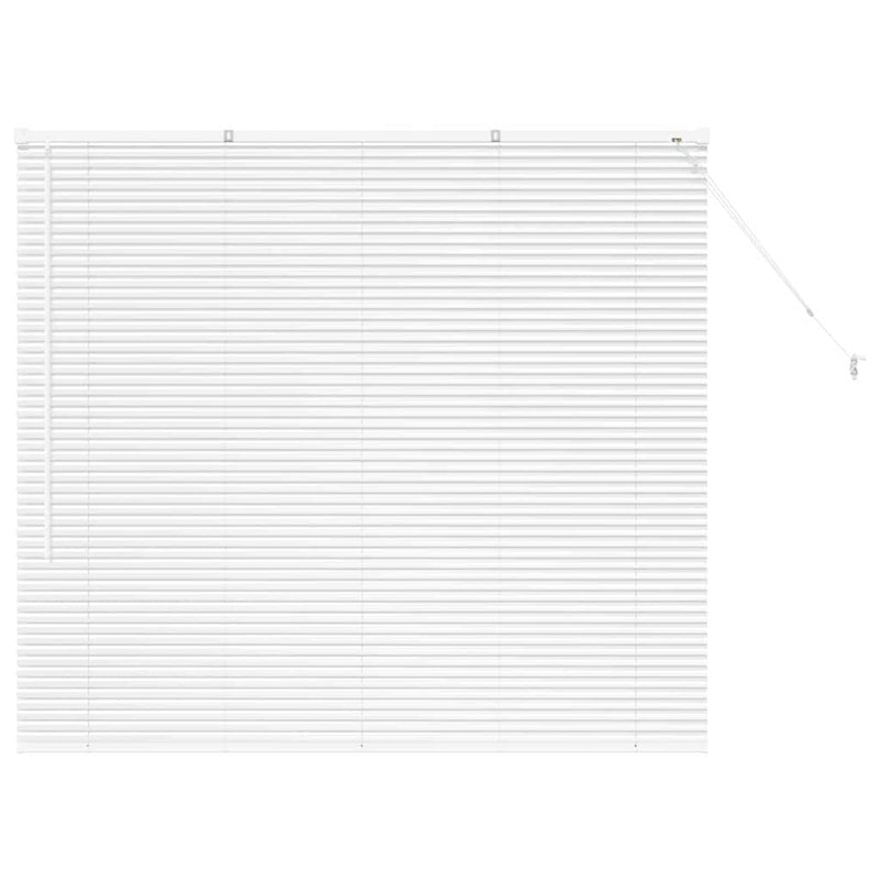 Load image into Gallery viewer, Vidaxl venetiaanse jaloezieën wit 130 x 145 cm aluminium