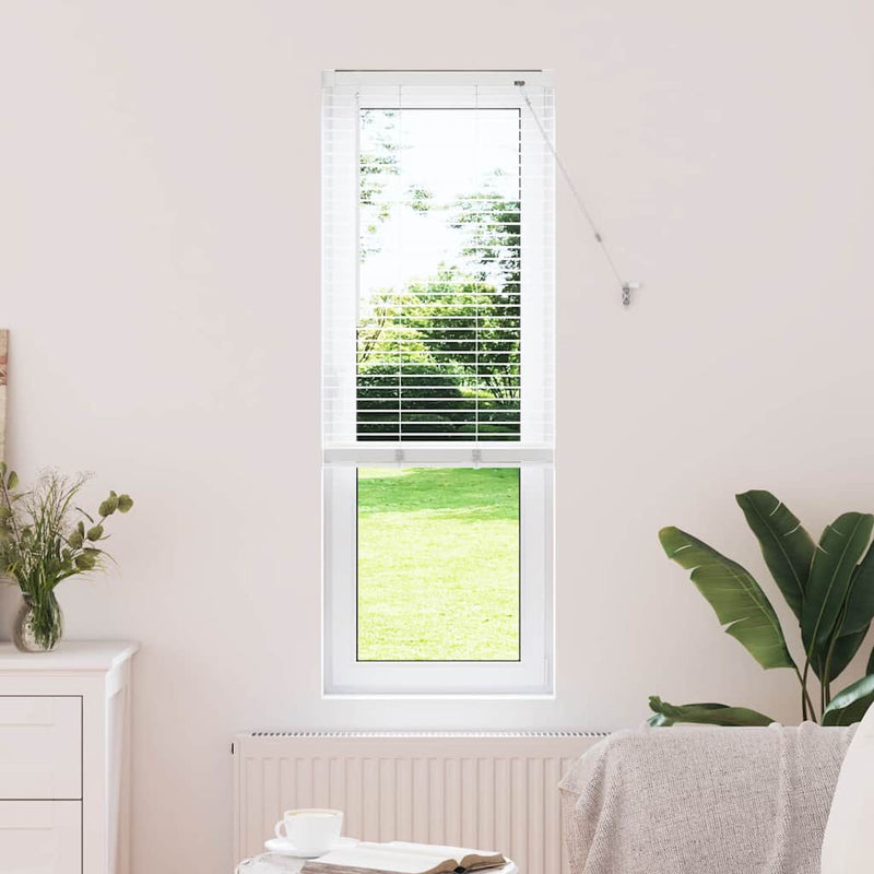 Load image into Gallery viewer, Vidaxl venetiaanse jaloezieën wit 175 x 50 cm aluminium