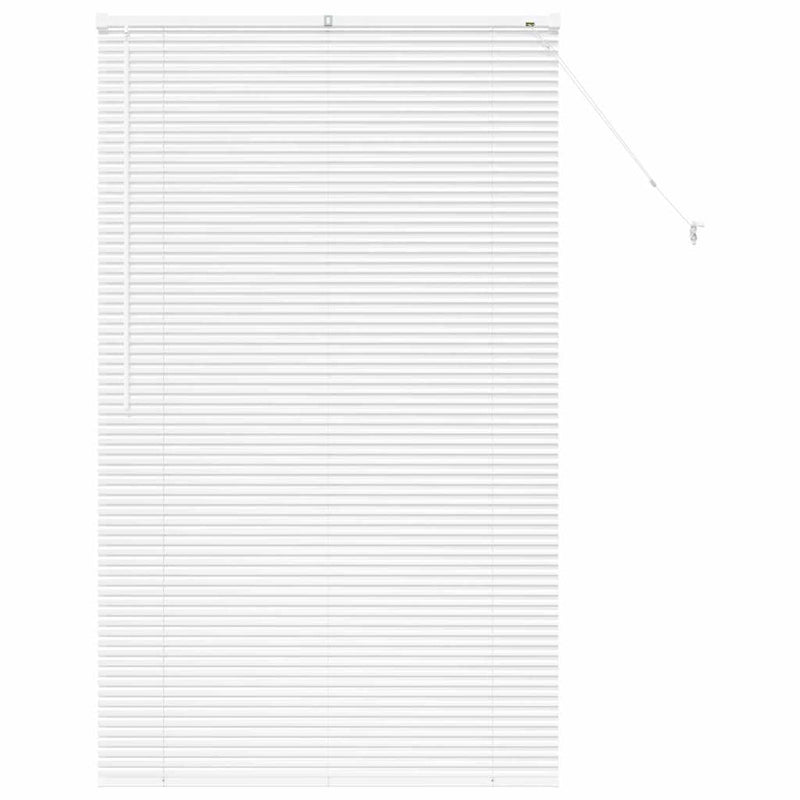 Load image into Gallery viewer, Vidaxl venetiaanse jaloezieën wit 175 x 100 cm aluminium