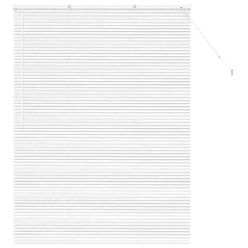 Load image into Gallery viewer, Vidaxl venetiaanse jaloezieën wit 175 x 125 cm aluminium