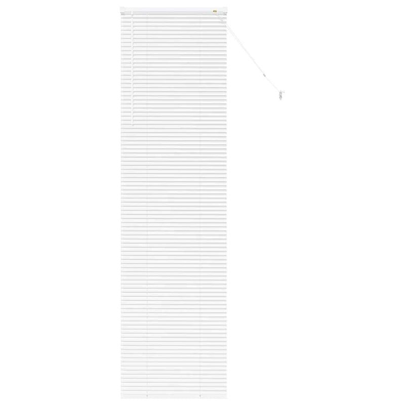 Load image into Gallery viewer, Vidaxl venetiaanse jaloezieën wit 220 x 55 cm aluminium