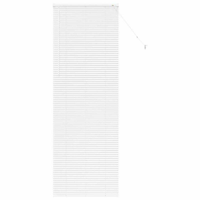 Load image into Gallery viewer, Vidaxl venetiaanse jaloezieën wit 220 x 80 cm aluminium