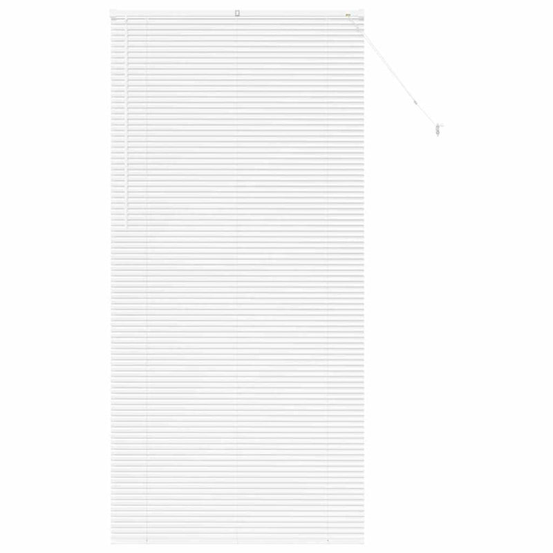 Load image into Gallery viewer, Vidaxl venetiaanse jaloezieën wit 220 x 100 cm aluminium
