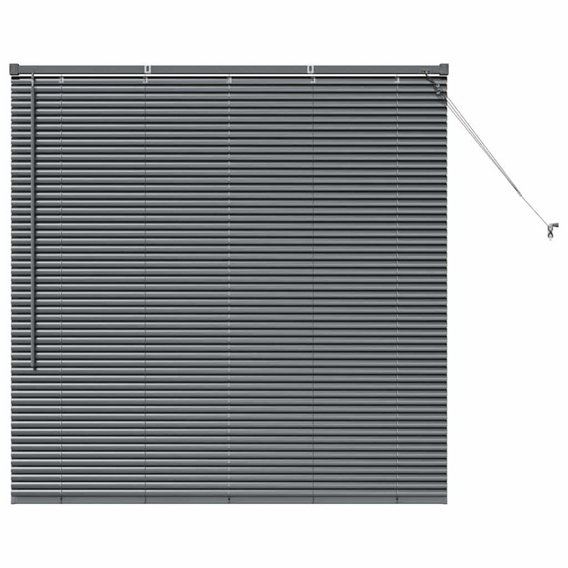 Load image into Gallery viewer, Vidaxl venetiaanse jaloezieën donkergrijs 130 x 135 cm aluminium