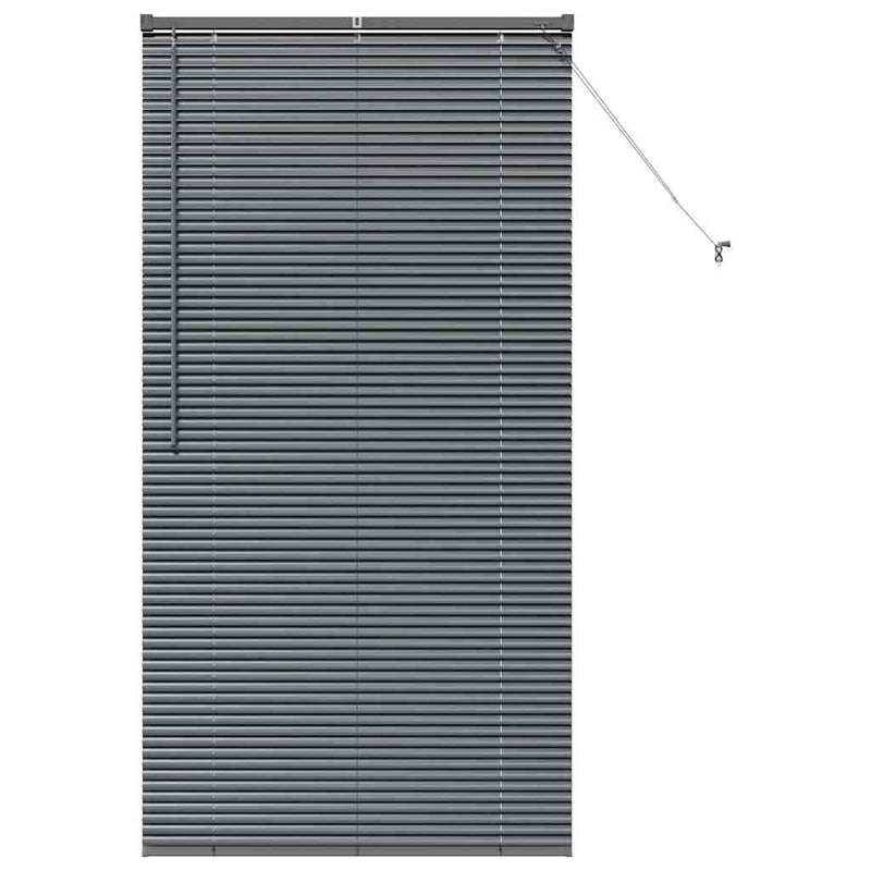 Load image into Gallery viewer, Vidaxl venetiaanse jaloezieën donkergrijs 175 x 95 cm aluminium
