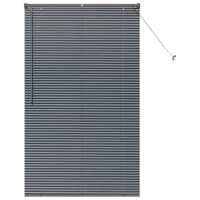 Load image into Gallery viewer, Vidaxl venetiaanse jaloezieën donkergrijs 175 x 100 cm aluminium